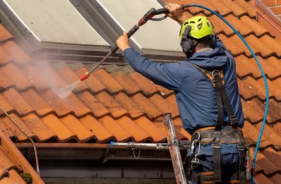 Démoussage et hydrofuge de toiture à Chaussy